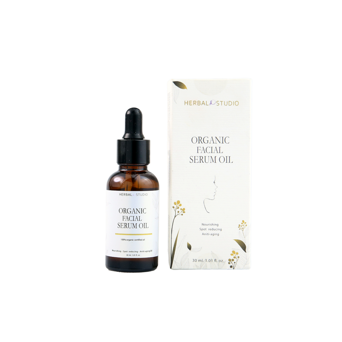 Organic anti-aging facial oil